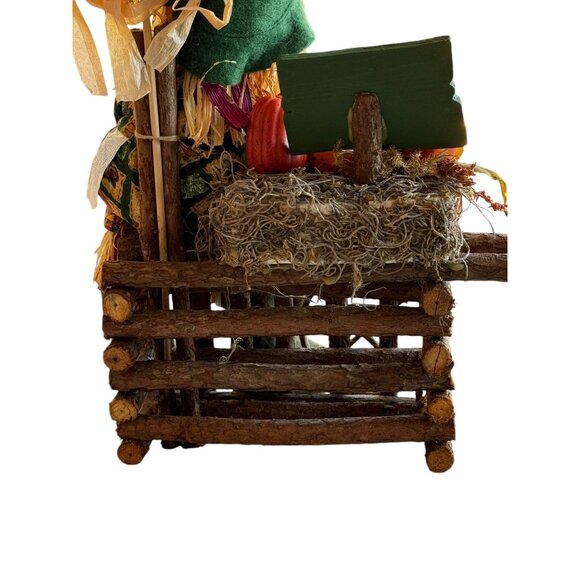 Harvest Scarecrow Decor With Pumpkins For Sale Sign - Picture 9 of 12